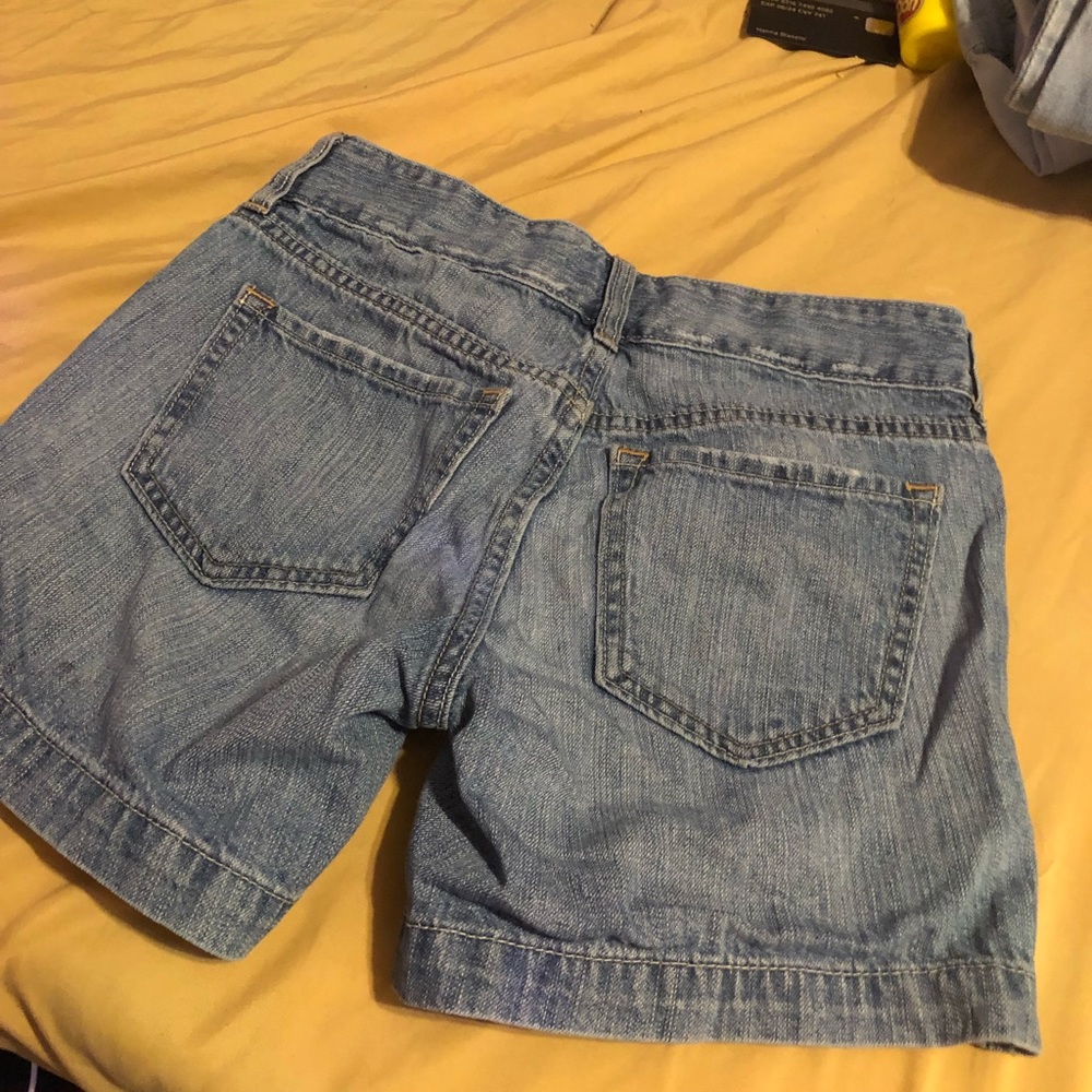 Denim shorts, size 0
